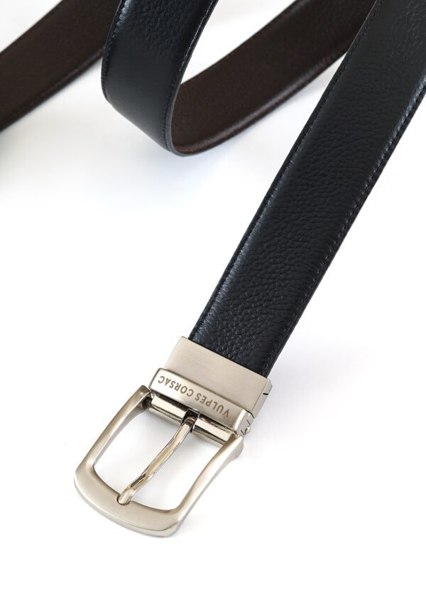 Reversibile Mild Texture leather Belt