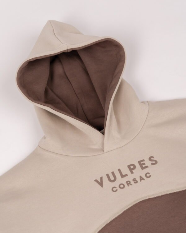 Basic Oversize hoodie – Dark Brown - Image 2