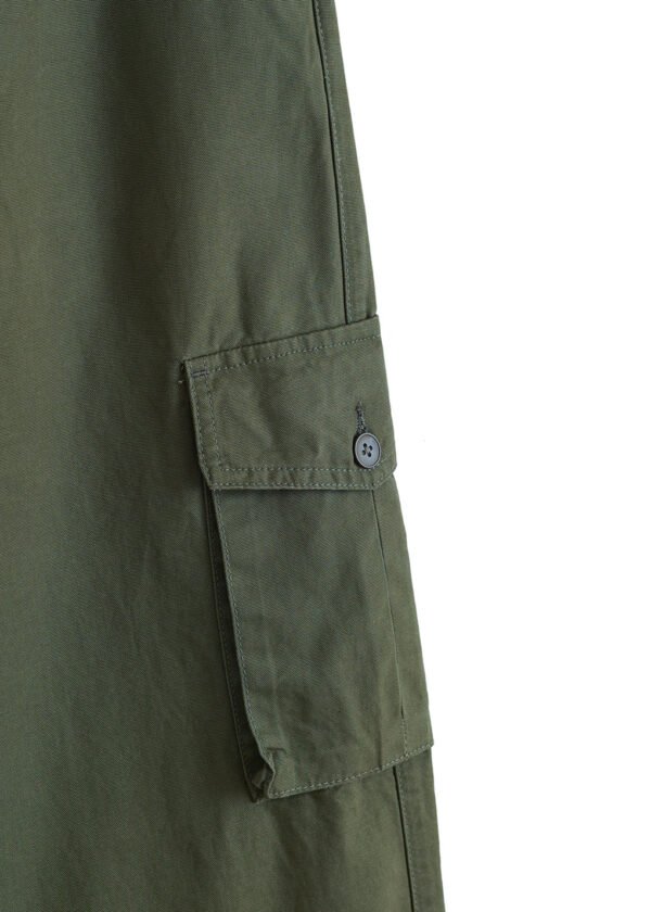 Relaxed Fit Cargo Pants – Olive - Image 2